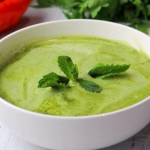 Yogurt Mint Sauce Recipe