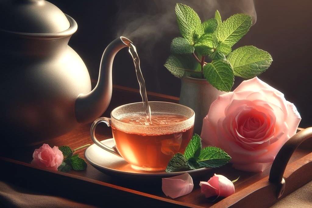 Rose Mint Tea Recipe