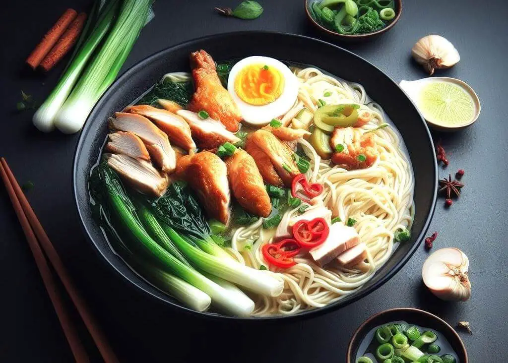 Chicken Yat Gaw Mein Soup Recipe