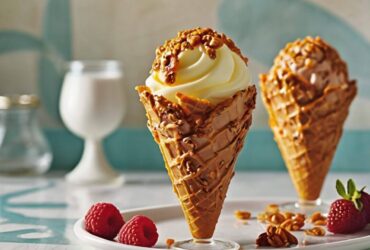 Cheesecake Almond Cone Recipe