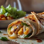 Cheesy Chicken Wraps Recipe