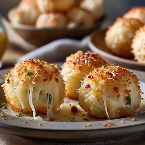 Cheesy Parmesan Mozzarella Bites Recipe