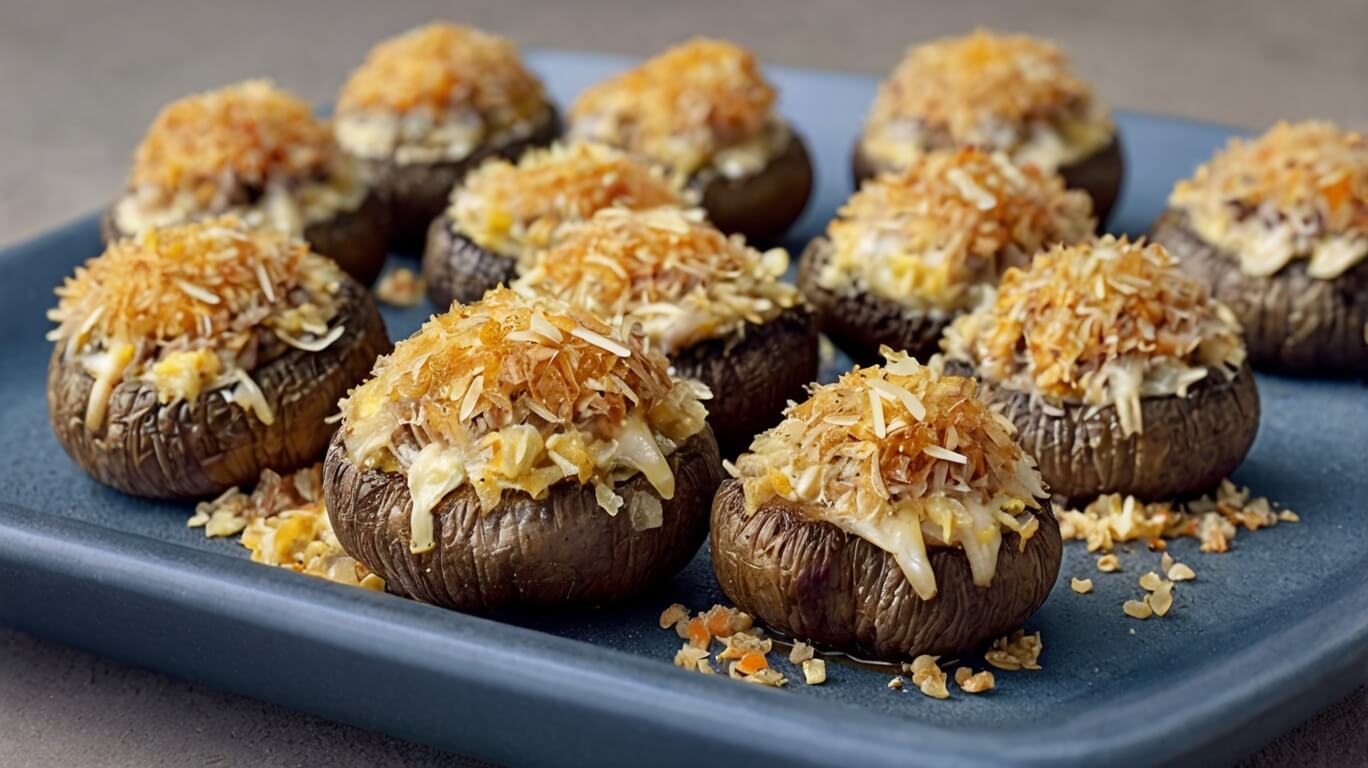 Cheesy Stuffed Mushrooms Recipe