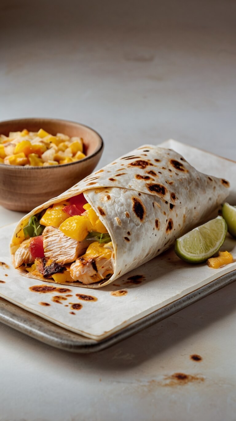 Chipotle Ranch Grilled Chicken Burrito