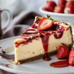 Chocolate Strawberry Swirl Cheesecake Recipe