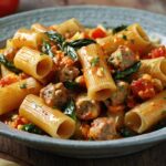 Delicious Creamy Sausage Rigatoni Recipe