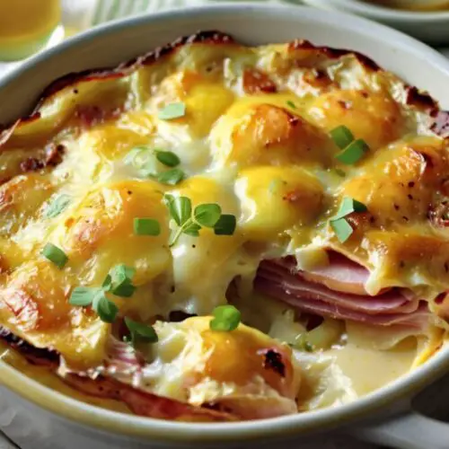 Scalloped Potatoes With Ham And Cheese
