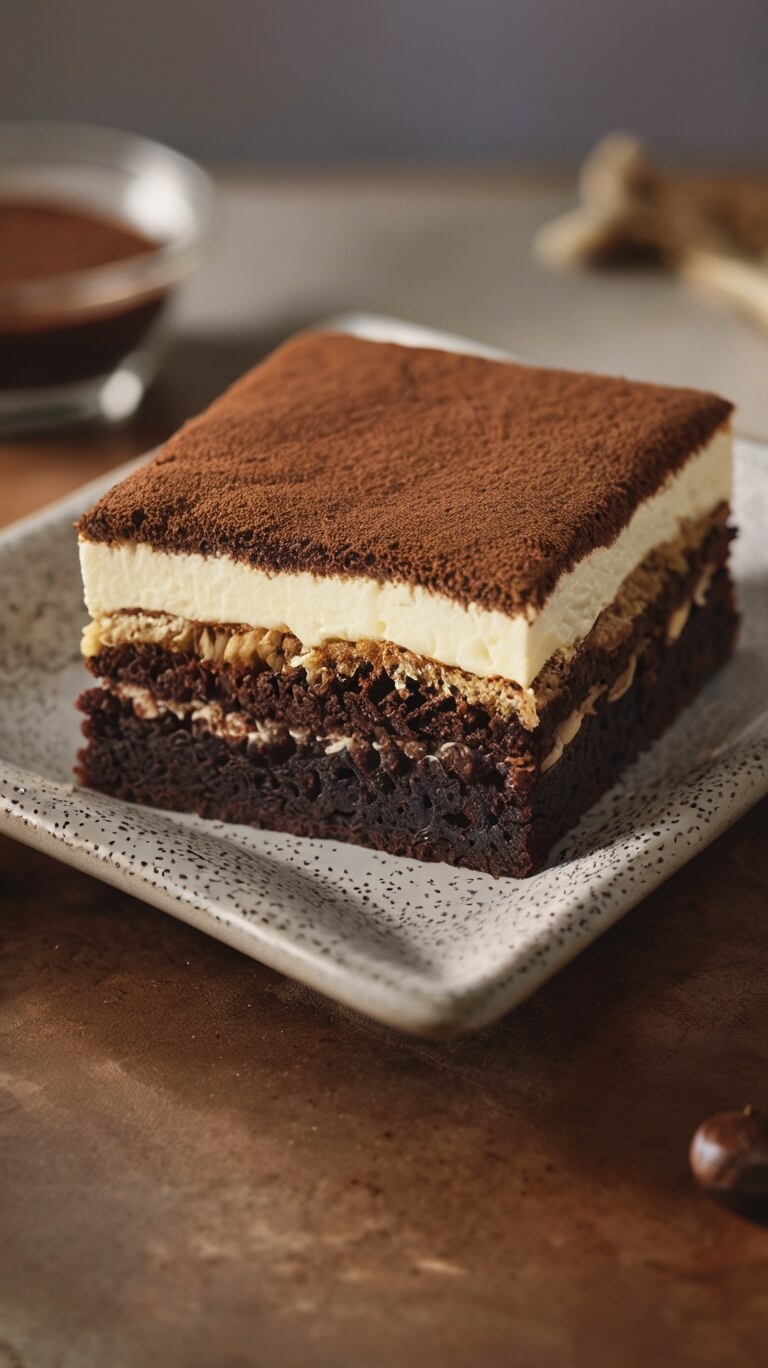 Tiramisu Brownies