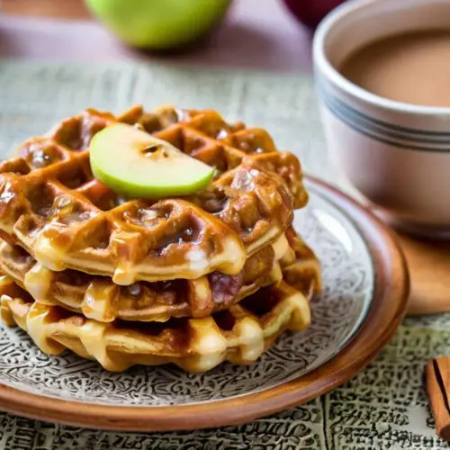 Apple Fritter Waffle Donuts Recipe