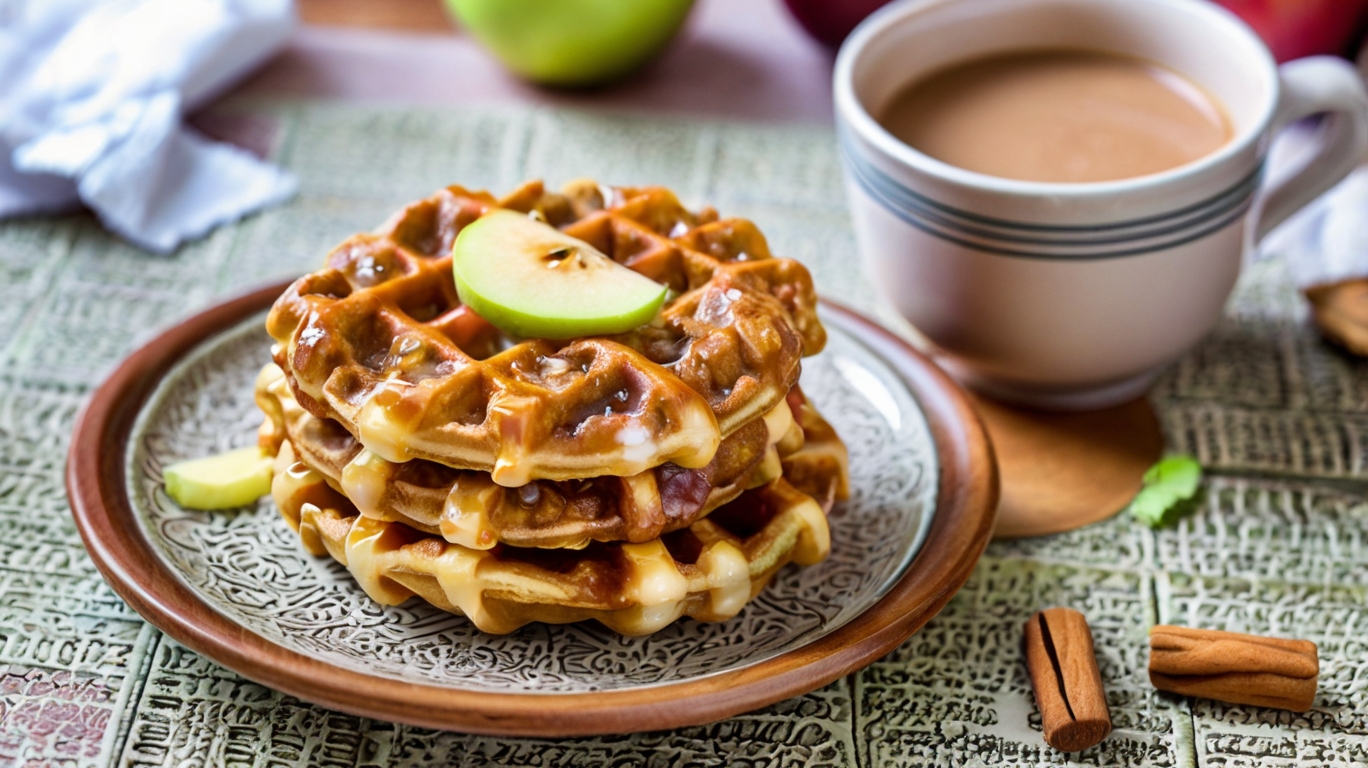 Apple Fritter Waffle Donuts Recipe