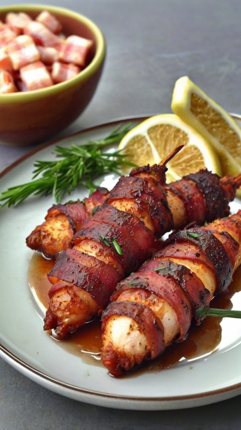Bacon Wrapped Chicken Tenders