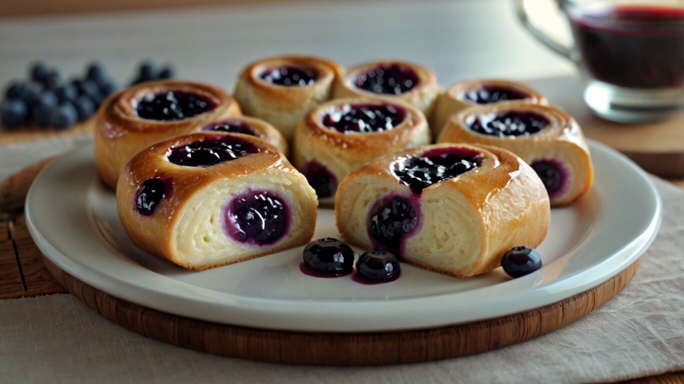 Blueberry Cheesecake Rolls