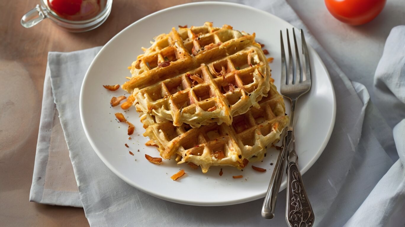 Crispy Hash Brown Waffles Recipe