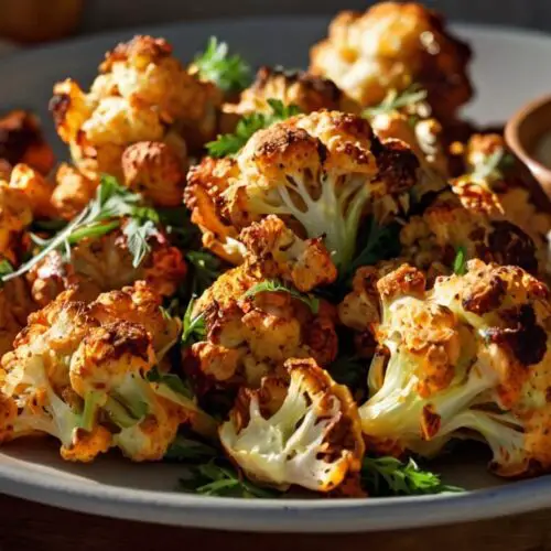 Crispy Parmesan Roasted Cauliflower Recipe