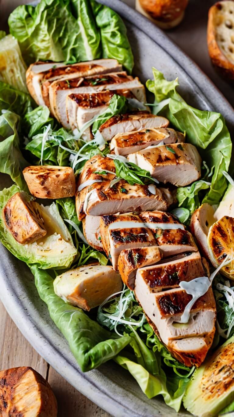 Grilled Chicken Caesar Salad