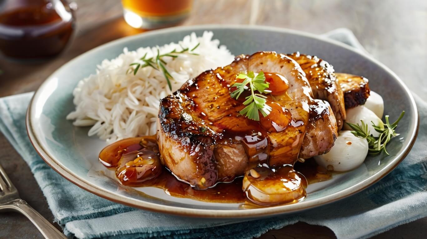 Honey Garlic Pork Chops Recipe