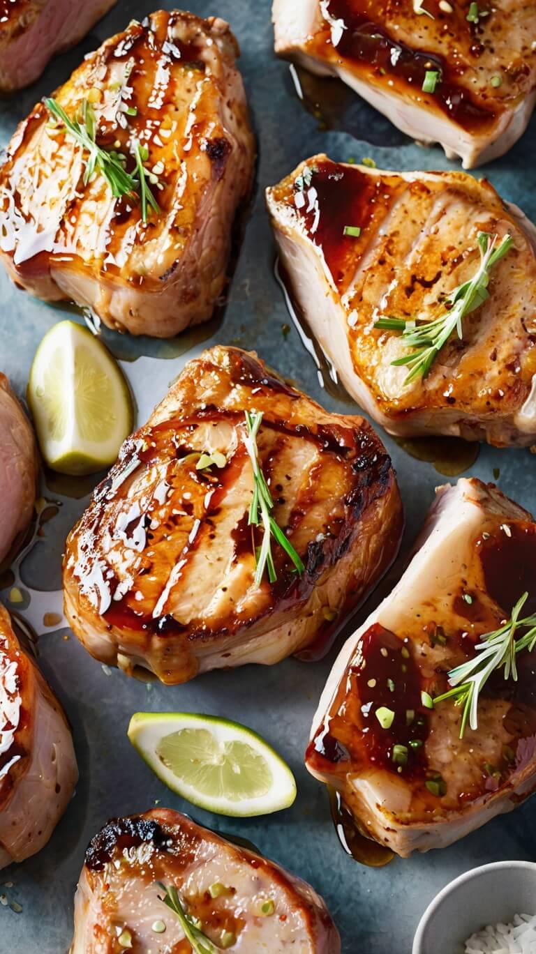 Honey Garlic Pork Chops