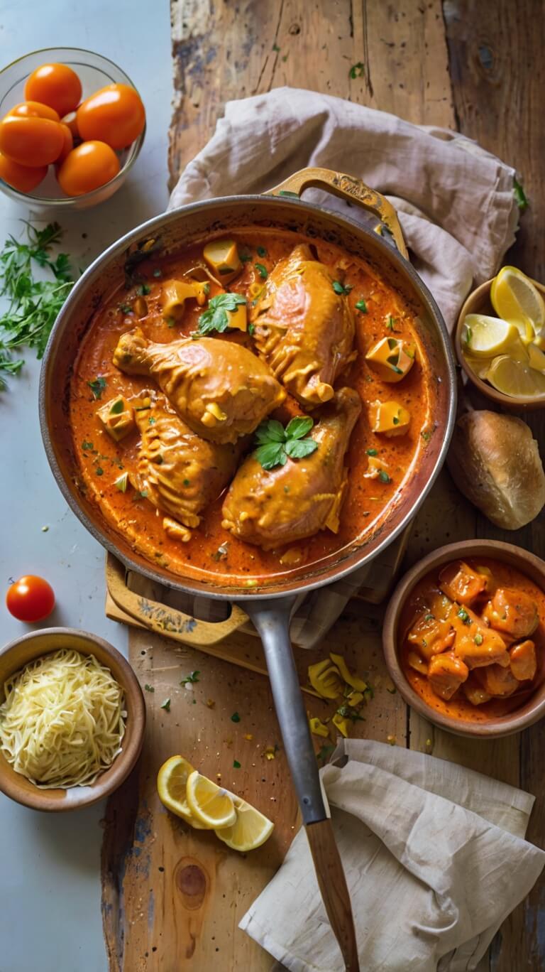 Hungarian Chicken Paprikash
