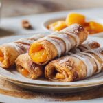 Peach Cobbler Egg Rolls Recipe