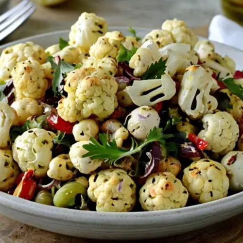 Sicilian Cauliflower Salad Recipe