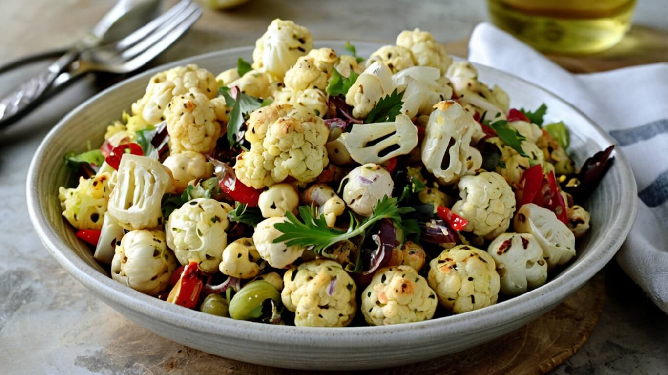 Sicilian Cauliflower Salad Recipe