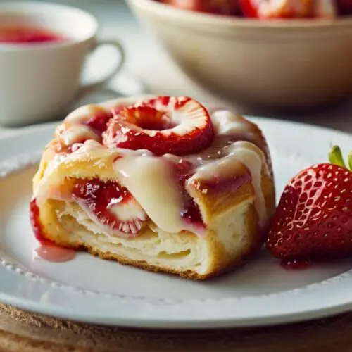 Strawberry Cheesecake Cinnabon Rolls Recipe