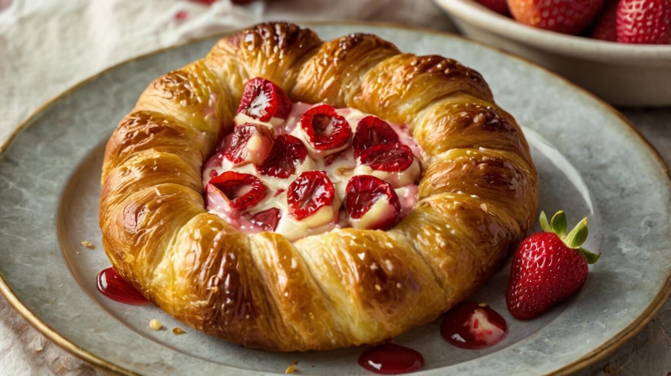 Strawberry Cream Cheese Danish Recipe