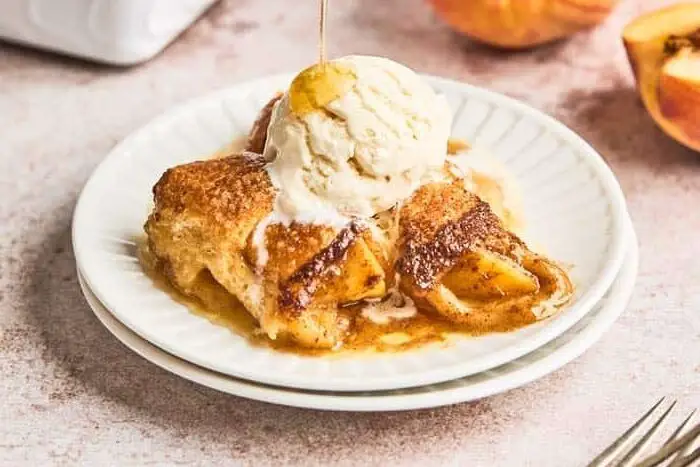 Peach Dumplings with Crescent Rolls Recipe