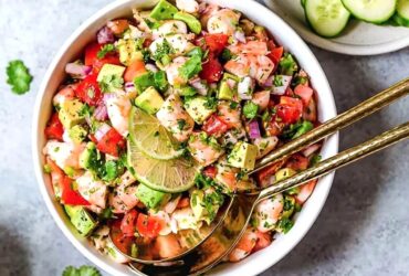Zesty Lime Shrimp and Avocado Salad Recipe