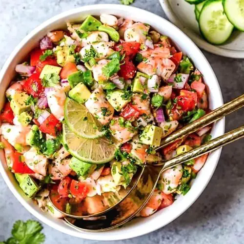 Zesty Lime Shrimp and Avocado Salad Recipe