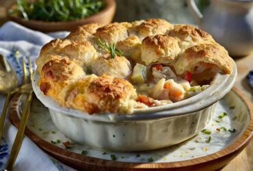 Cheddar Bay Biscuit Seafood Pot Pie Recipe