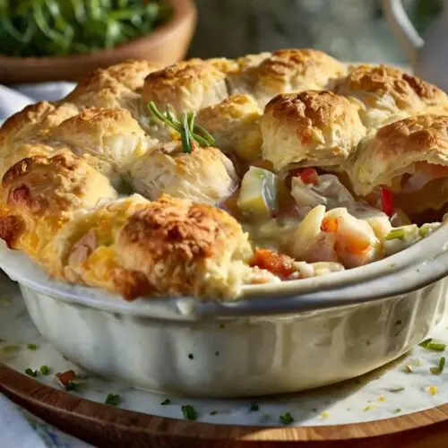 Cheddar Bay Biscuit Seafood Pot Pie Recipe