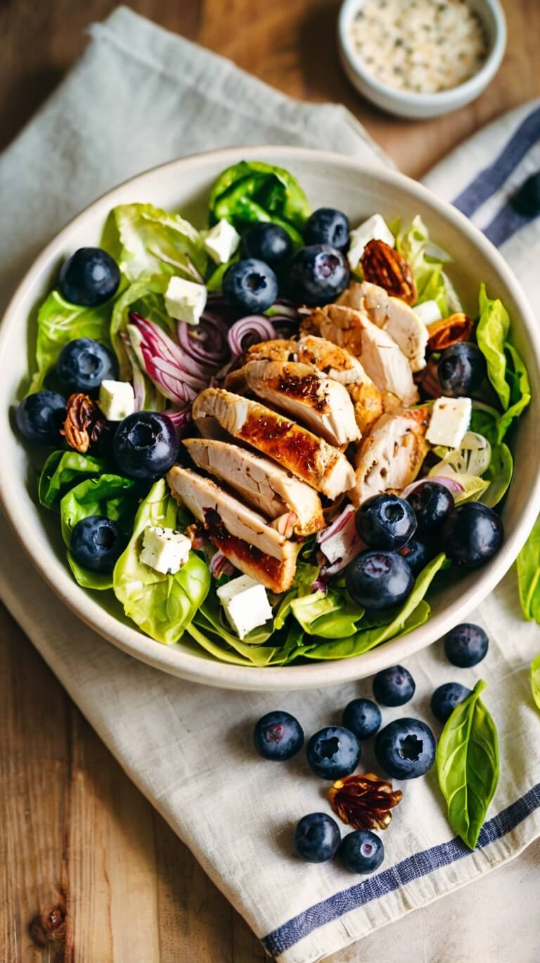 Chicken Blueberry Feta Salad