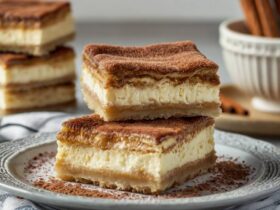 Cinnamon Churro Cheesecake Bars Recipe