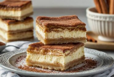 Cinnamon Churro Cheesecake Bars Recipe