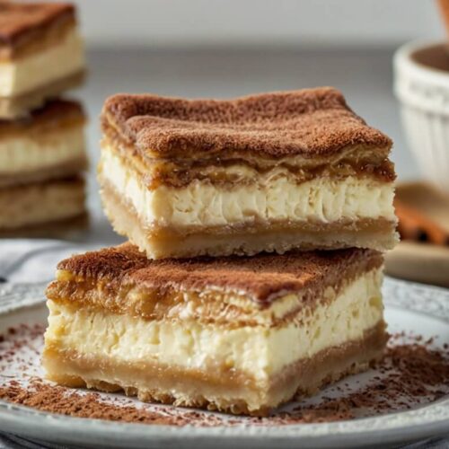 Cinnamon Churro Cheesecake Bars Recipe