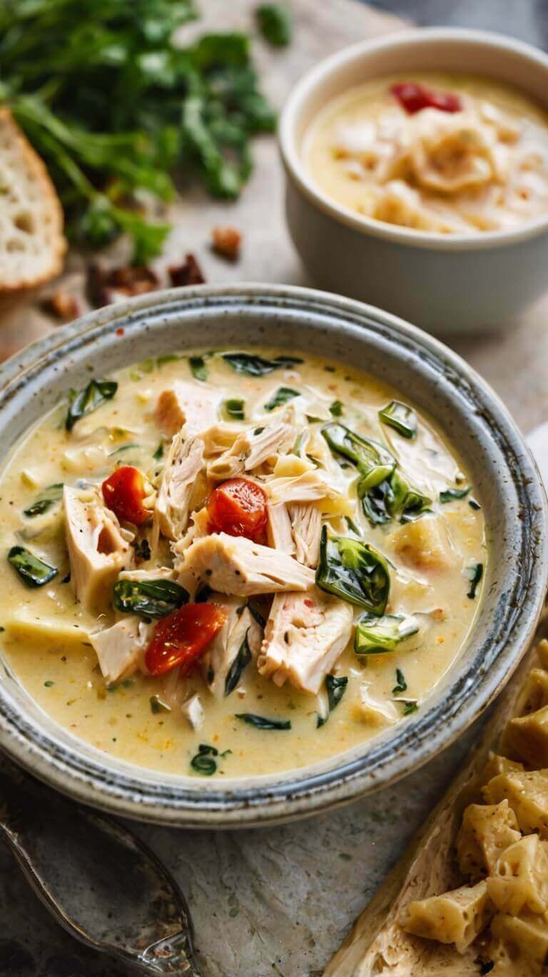 Creamy Crack Chicken Soup 