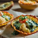 Low-Carb Cauliflower Spinach Taco Shells Recipe