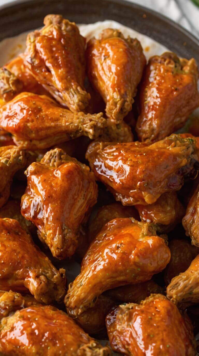 Oven Baked Buffalo Wings 