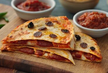 Pepperoni Pizza Quesadilla Recipe