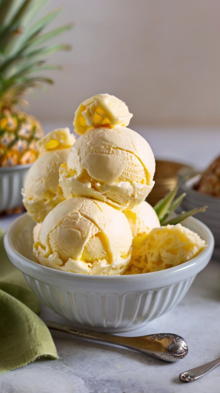Pineapple Ice Cream