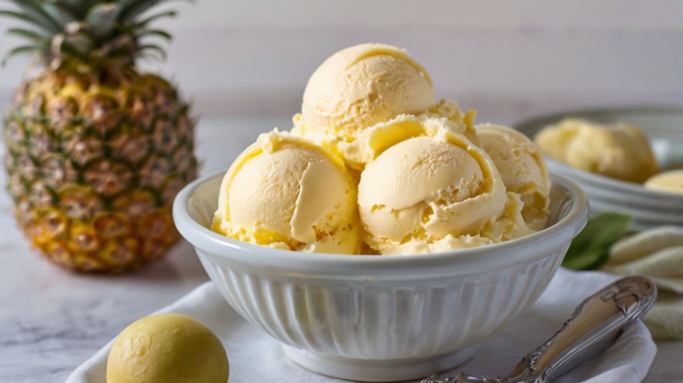 Pineapple Ice Cream Recipe