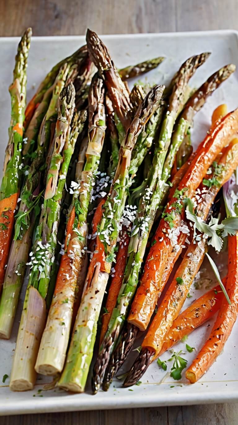 Roasted Asparagus & Carrots