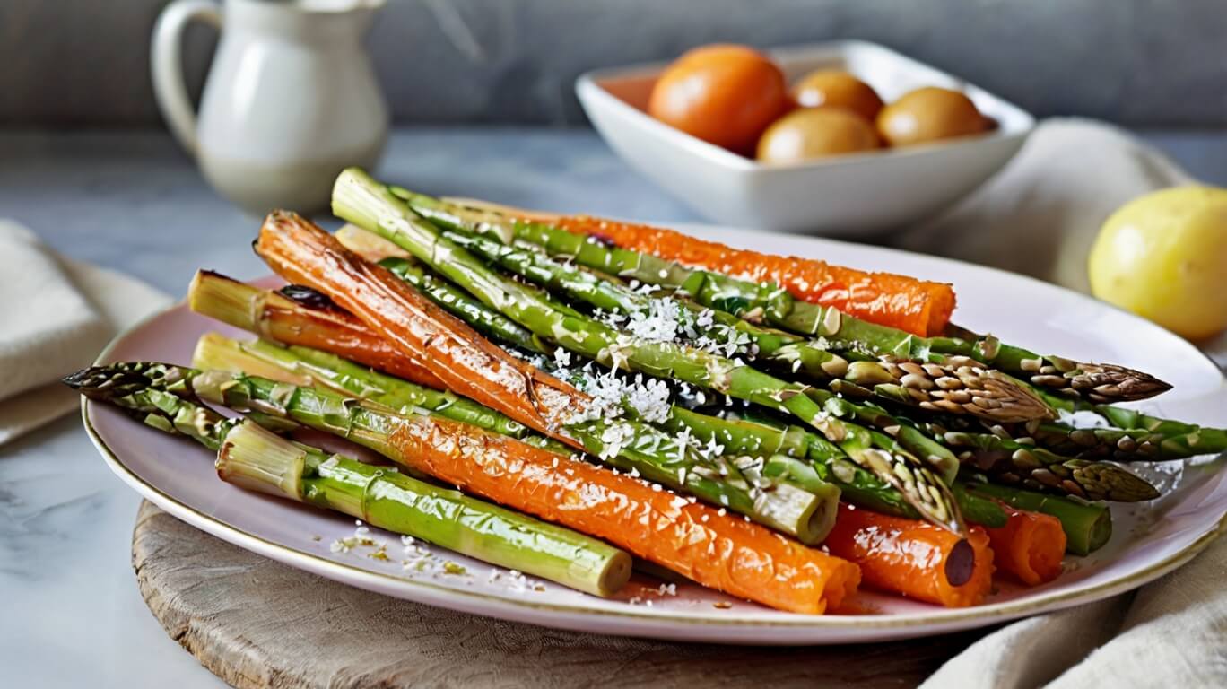 Roasted Asparagus & Carrots Recipe