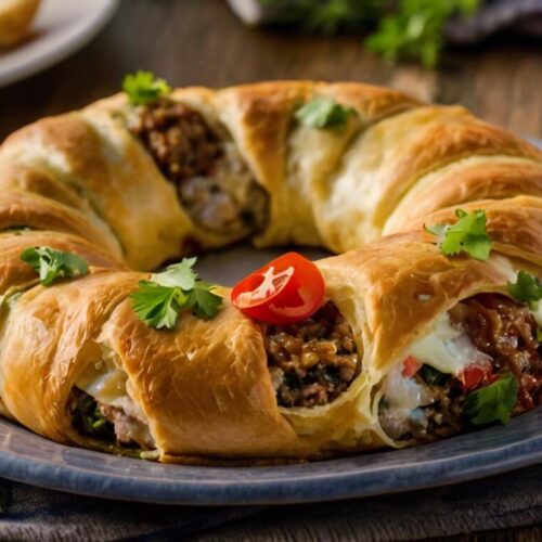 Sausage & Cheese Crescent Ring Recipe