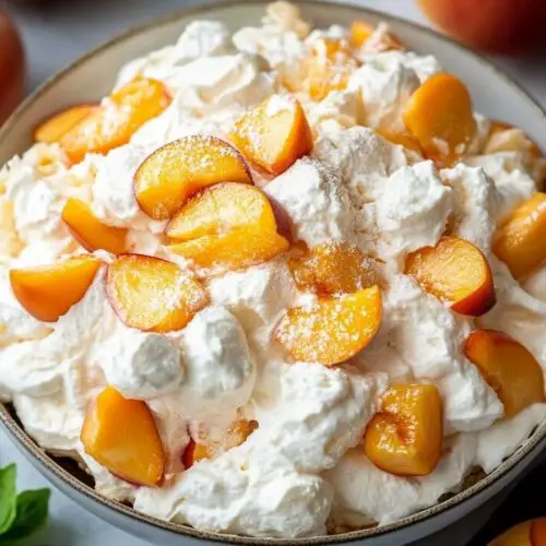 Millionaire Peach Salad Recipe