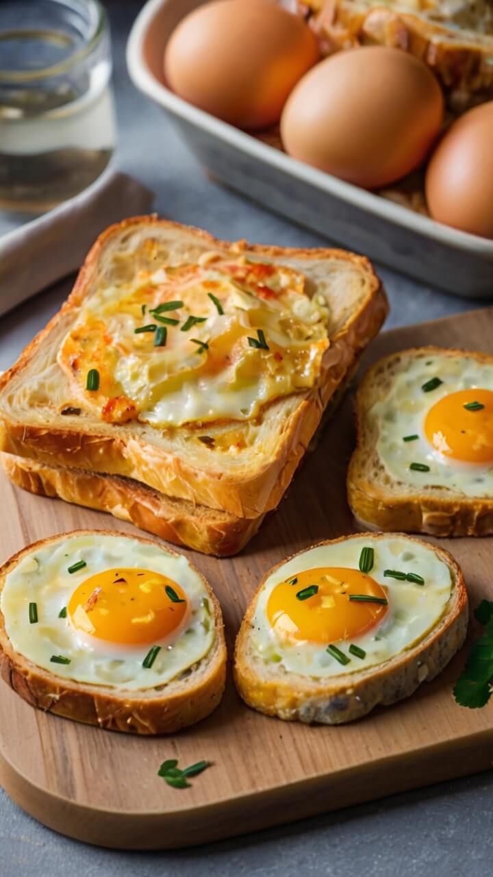 Cheesy Egg Toast 