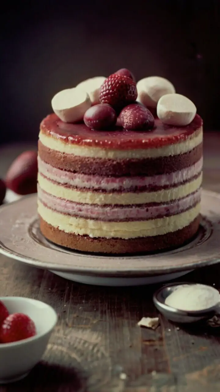 Classic Neapolitan Cake 