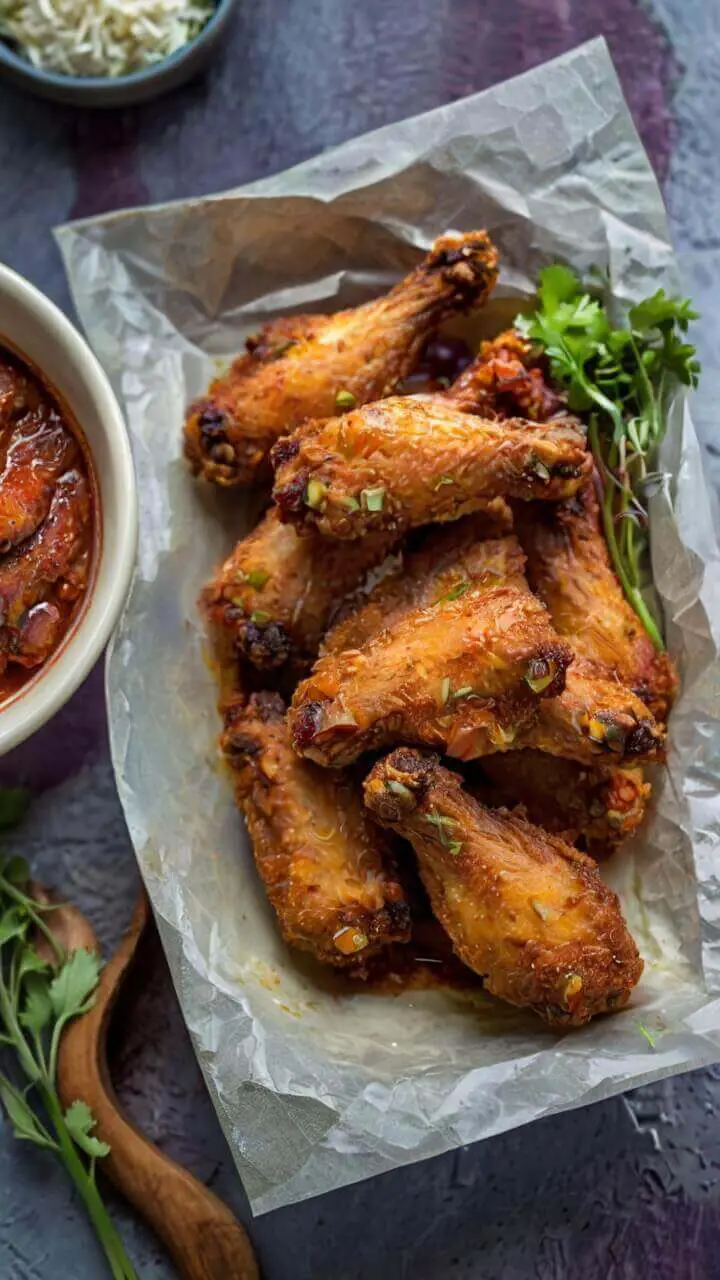 Crispy Dry Rub Chicken Wings