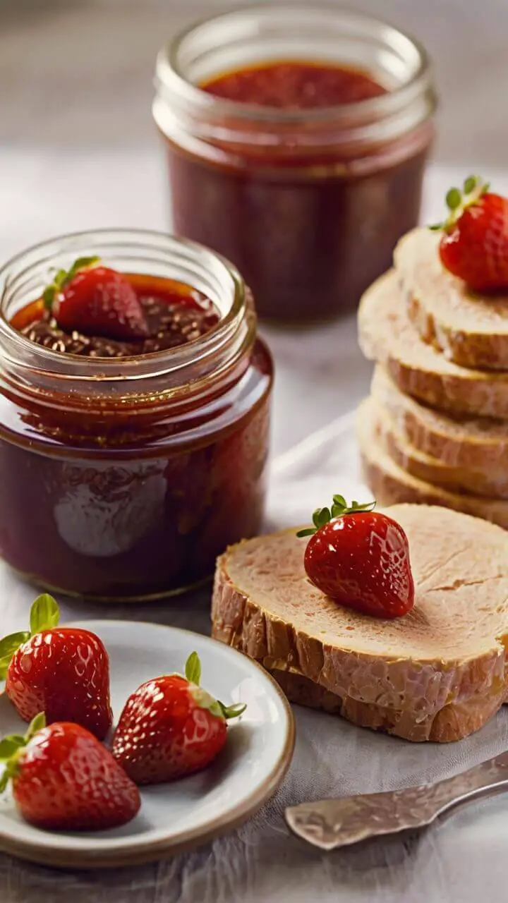 Dark Chocolate Strawberry Jam 